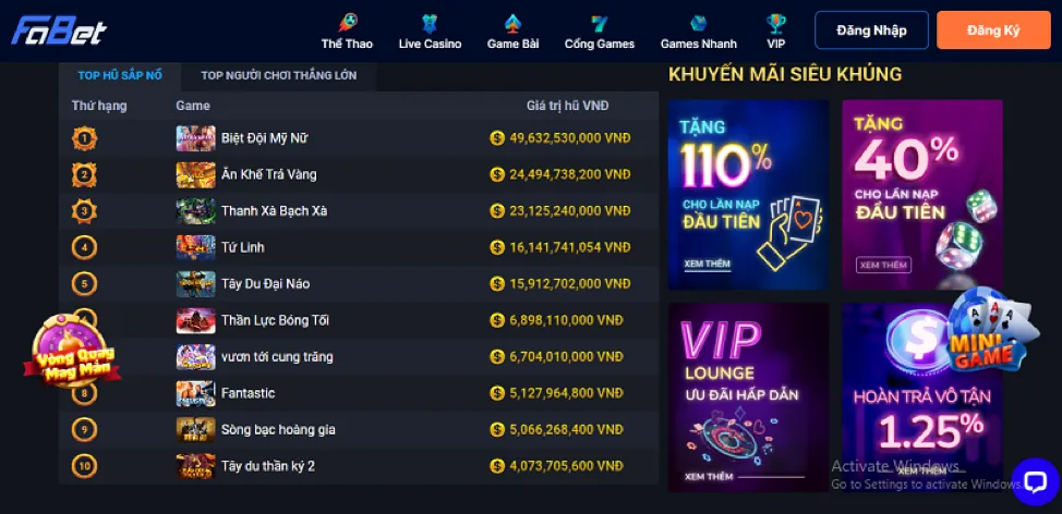 Vũ khí và sinh vật biển trong bắn cá xvip chính thức